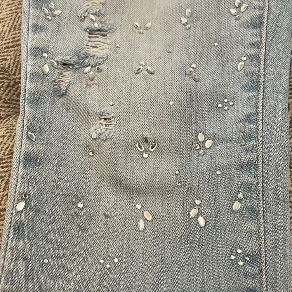Paige Naomi embellished jeans Verdugo Ultra Sunny size 25